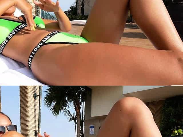 Cute Thai teen giving a proper blowjob