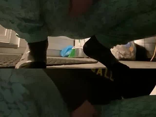 Pissing off the back porch