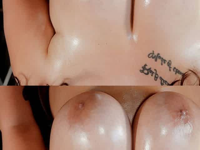 Aileen Wuo Oiled up and Fucked