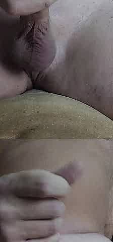 Part two wife's POV of me riding her 8" thong-on