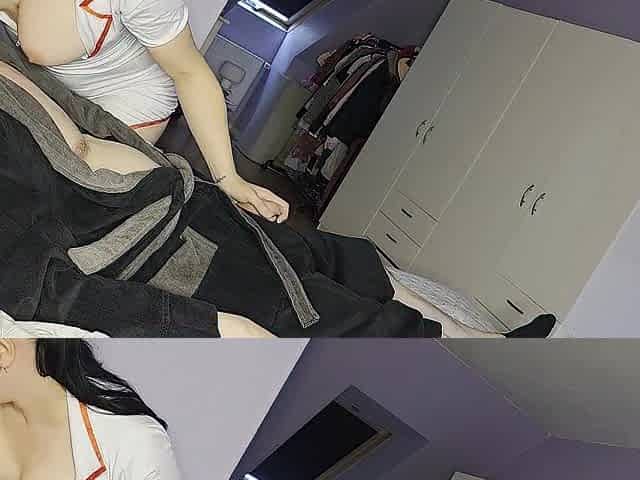 Super Hot Nurse 'JenniferPussy' Cures her Patients with Moist Taut Twat and a Oral !!!