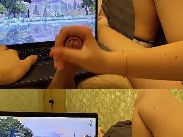 Stepsister Makes Me Play Her Beloved Game - Lengthy Tugjob