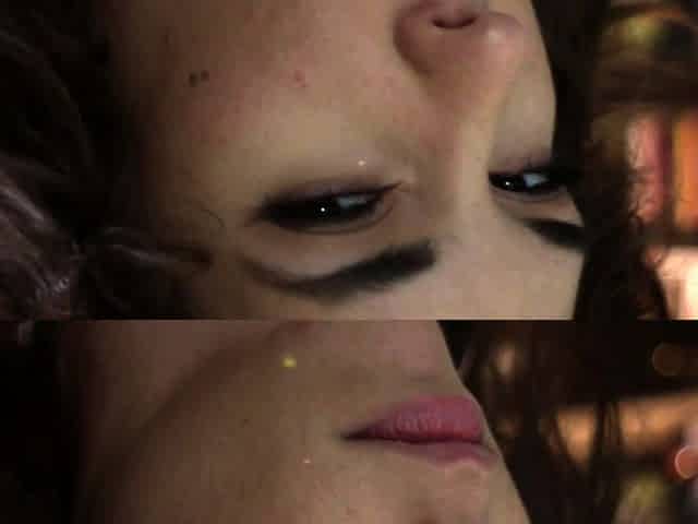 Cute curly brunette solo webcam masturbation