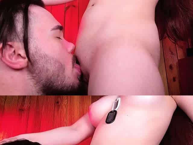 Party amateur teens licking pussy