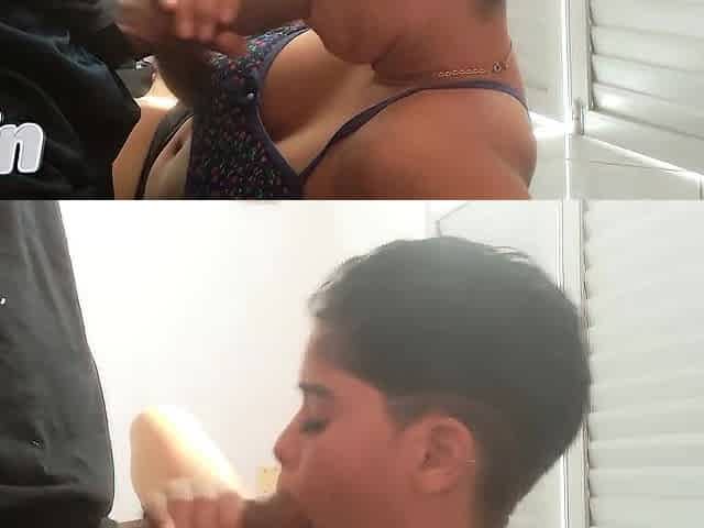 Short-haired teen has the ideal booty