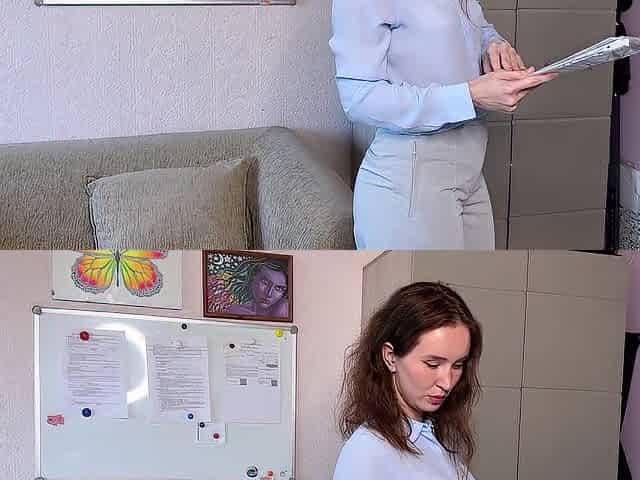 This guy Came All Over Her Hot Booty in Her Office Panties