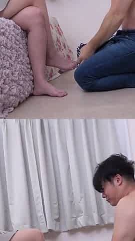 Ryouka Kurumi - I Used My Neighbor's Wife's Thong to Masturbate, Got Caught,