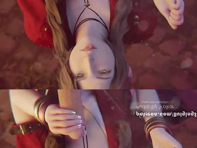 FF7 remake Aerith gets a giant facial (with sound)