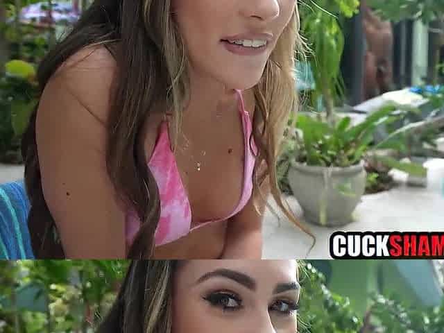 Cuck Watches Wife Destroyed By Biggest Ebony Schlong