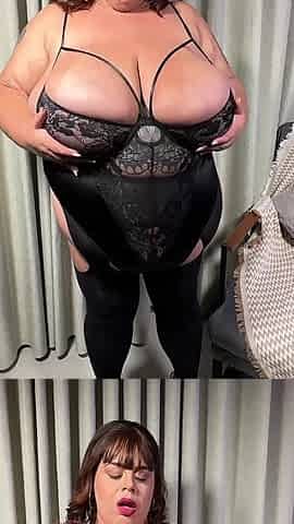 Beautiful Big Belly BBW Rides and Loves Golden Nectar