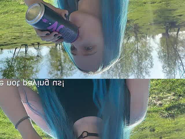 Sex in the woods with breasty classmate. Youthful Russian student takes creampie in cunt
