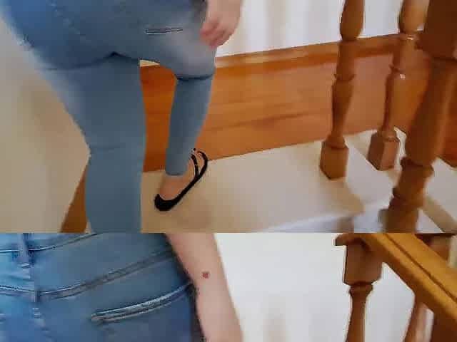 Maid in Jeans and Flip-Flops Signs Agreement to Bang 1 Minute Each Hour Until Her Boss Cums
