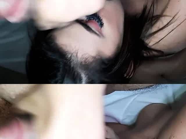 Close up BJ cumshot