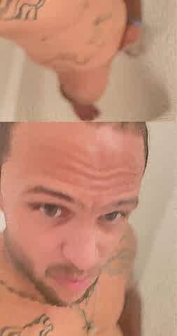 Shower time with Luka