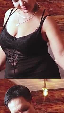 Hot MILF Relaxes in the Room Fucking Her Holes with a Big Dick