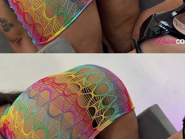 Anal Sex with Hot Big Ass in High Heels and Lingerie - Raissa Conte
