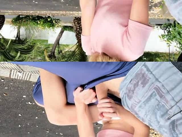 Public Handjob Gone Wrong - Almost Caught!