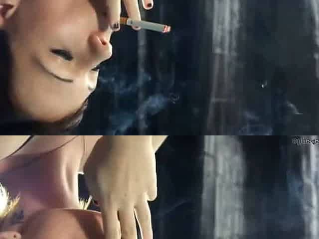 Catherine Smoking