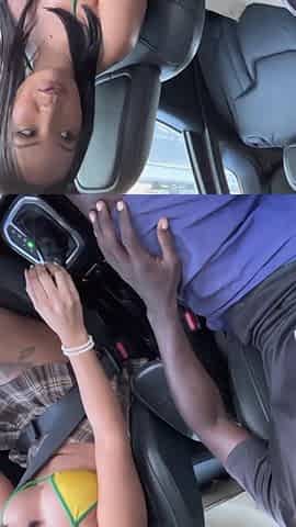 Sexy Oriental woman wins Cabo Frio fan a particular ride