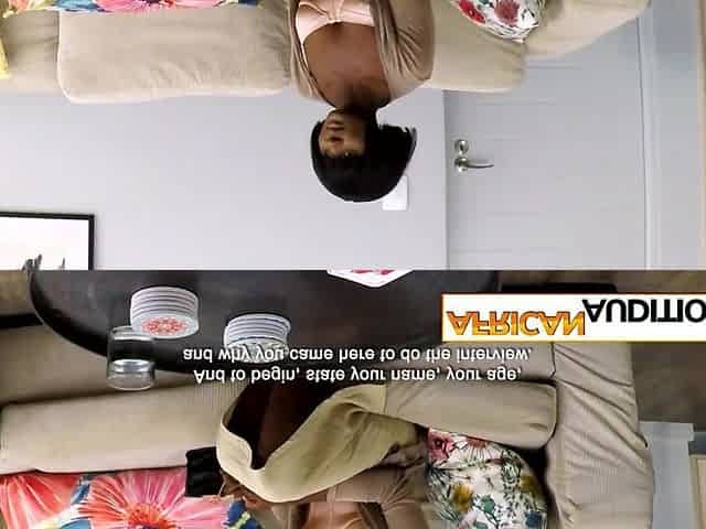 Hot black playgirl drank white penis in advance of coarse sex