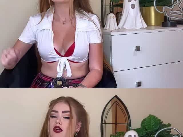 Redhead Webcam Babe Screaming Anal Masturbation