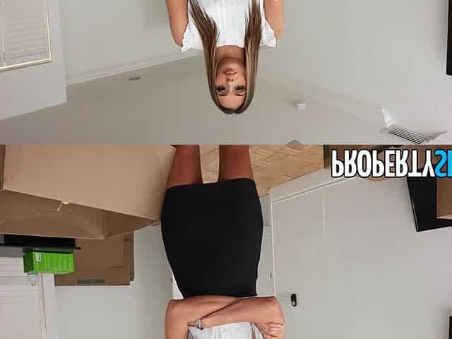Hot Brunette Real Estate Agent With Big Tits Fucks Her Handyman