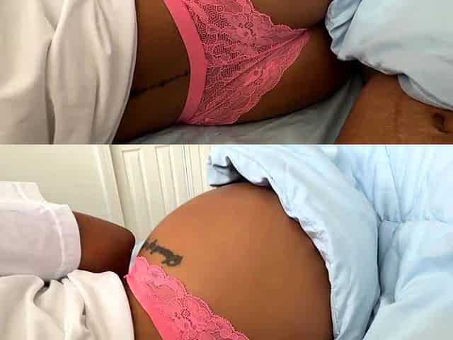 Latina StepSister Shares Bed On Vacation