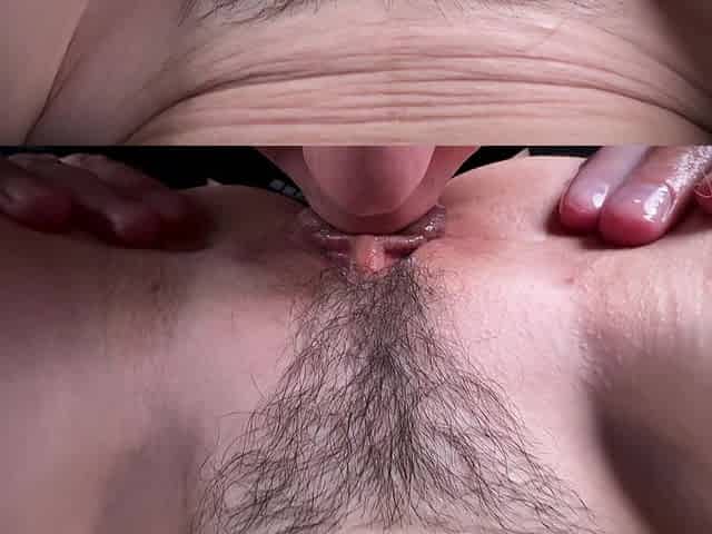 POV Sqirting Orgasms to Mouth - Closeup Licking Creamy Pussy and Clit