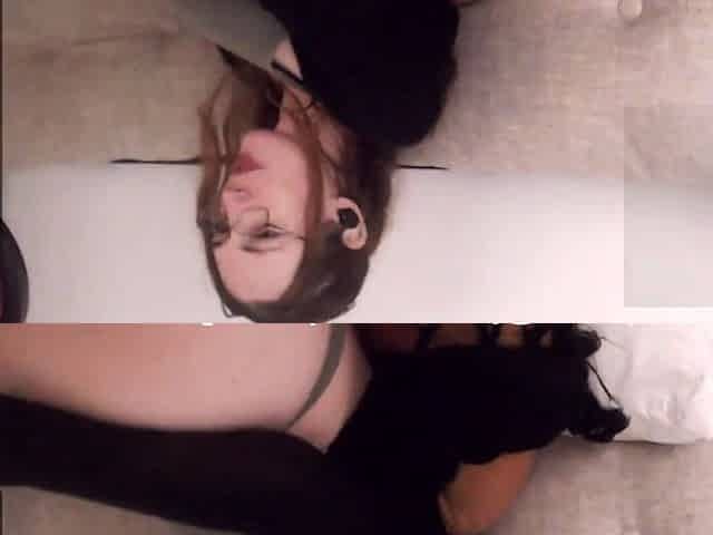 Busty amateur GF webcam solo