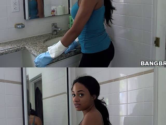 Ebony Cowgirl Thrilled By His Cock Gives It A Blowjob Then Gets Drilled