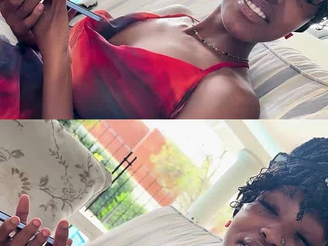 Good Girl EBONY TEEN with BIG TITS go wild