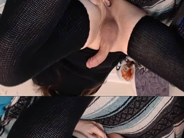 Femboy Spraying Cum Everywhere