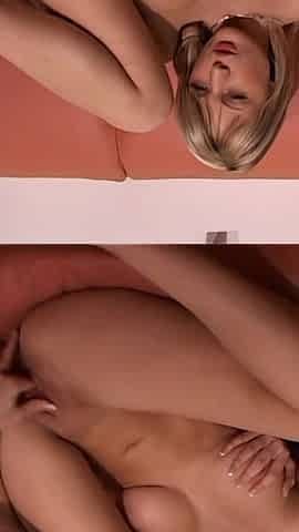 The Huge Tits of a Young Blonde