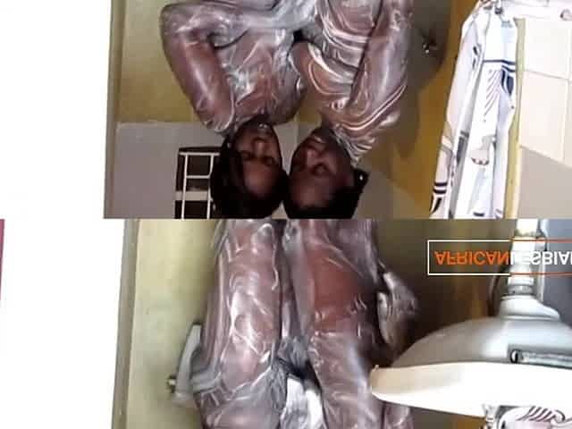 Breasty Ebony Roommates Excited After Showering Jointly Eat Vagina Raw