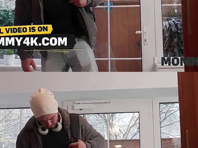 MOMMY4K. This guy Saw Her Large Bazookas and Butt and Could't control Himself