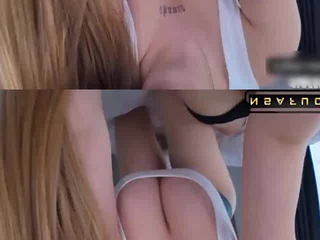 Blonde with Big Tits in Passionate Bedroom Sex - Blonde