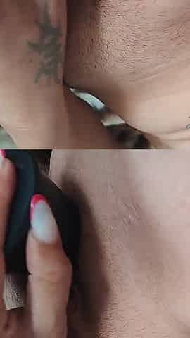 Pussy Masturbation on Bed