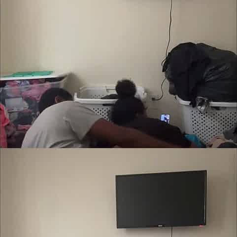 I tried to sneak record her and that babe caught me