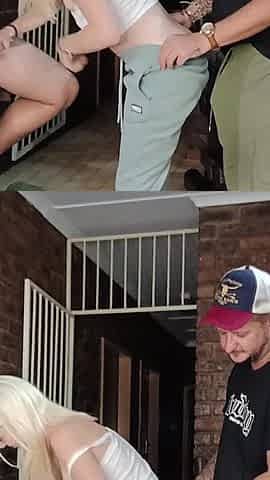 Two Old Men in One Blonde