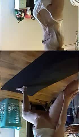 Hawt big beautiful woman Doing Nude Yoga!