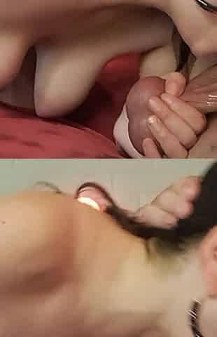 Hardcore Deepthroat and Doggy. Huge Facial Cumshot POV