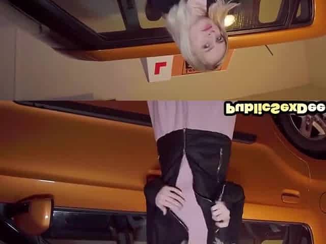 Driving Slut Public Fucked In Car Outdoor By Instructor
