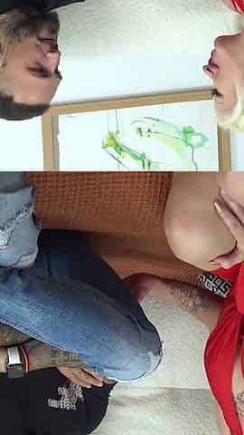 Porn Casting for a Man. Spanish MILF with Giant Tits Deflowers Him. Euphoria Goddess Is on Pepeporn