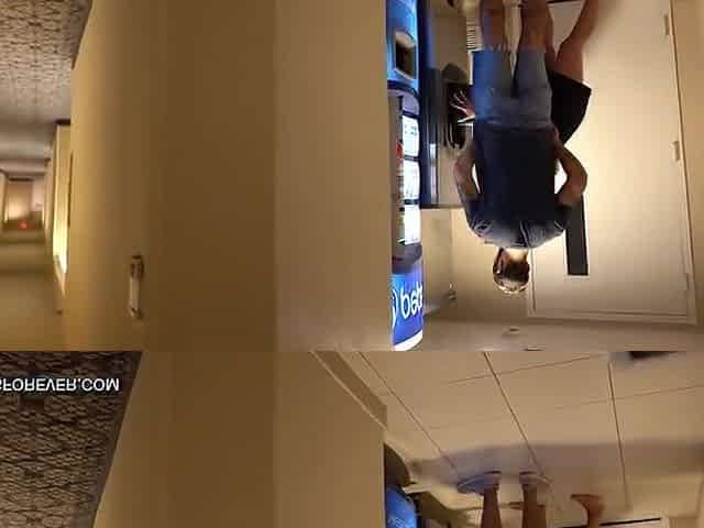 Hotel Hallway Blowjob