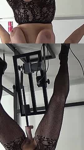 Riding on the Fuck Machine