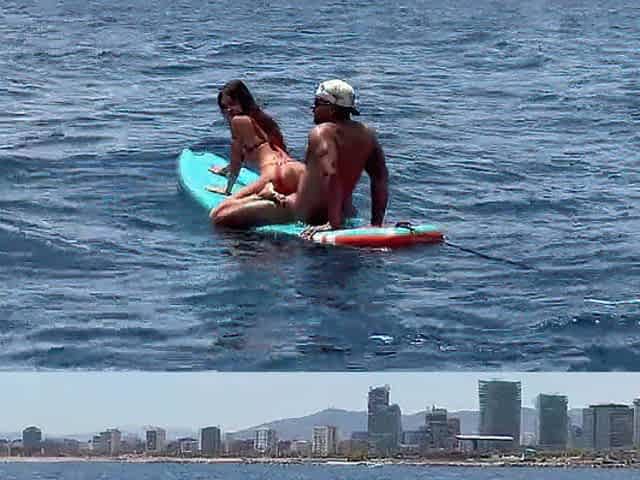 Rossa Vaxx Caught Banging in the Sea and We Record Her