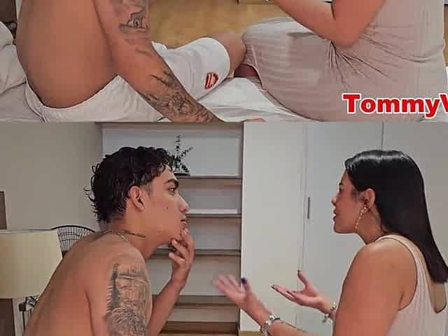 My stepmom's slut craves ramrod for keeping a worthy secret from me - Kylei Ellish-Tommy Verga