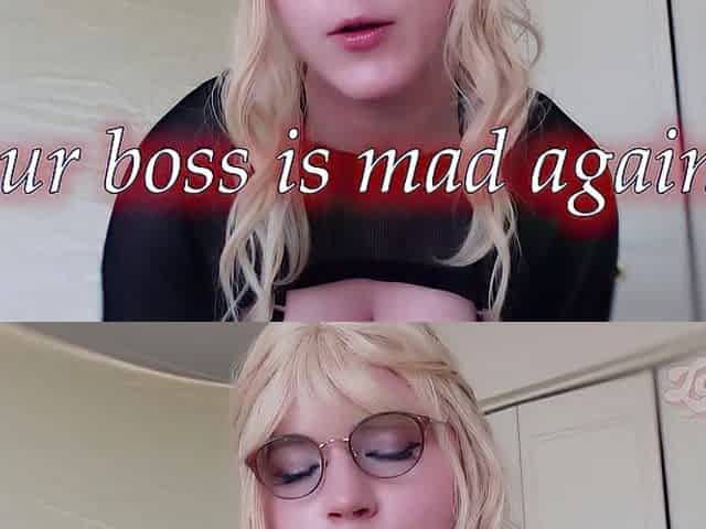 Strict Blond Boss berates and screws u (POV AMWF BG) Full Clip on Fansites