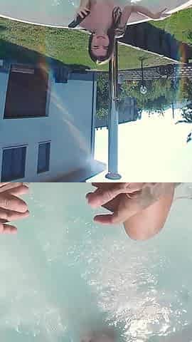 Orgasm in the Jacuzzi