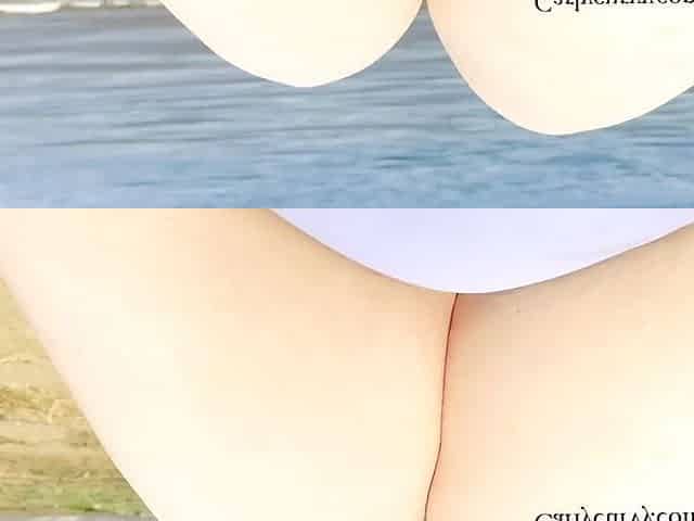Public beach quick fingering!